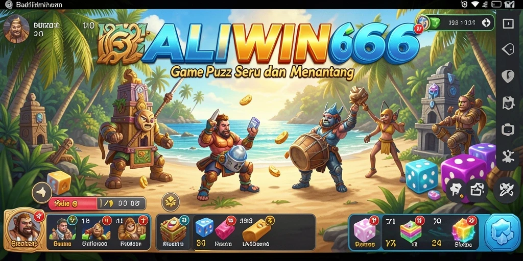 Screenshot utama BALIWIN66 menampilkan gameplay Puzzle yang seru dan menantang.