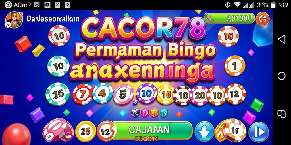 Tampilan menarik dan seru dari gameplay Bingo CACOR78.