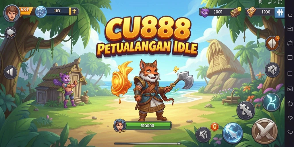 Tampilan gameplay CU888 yang seru dan interaktif dalam kategori Idle.
