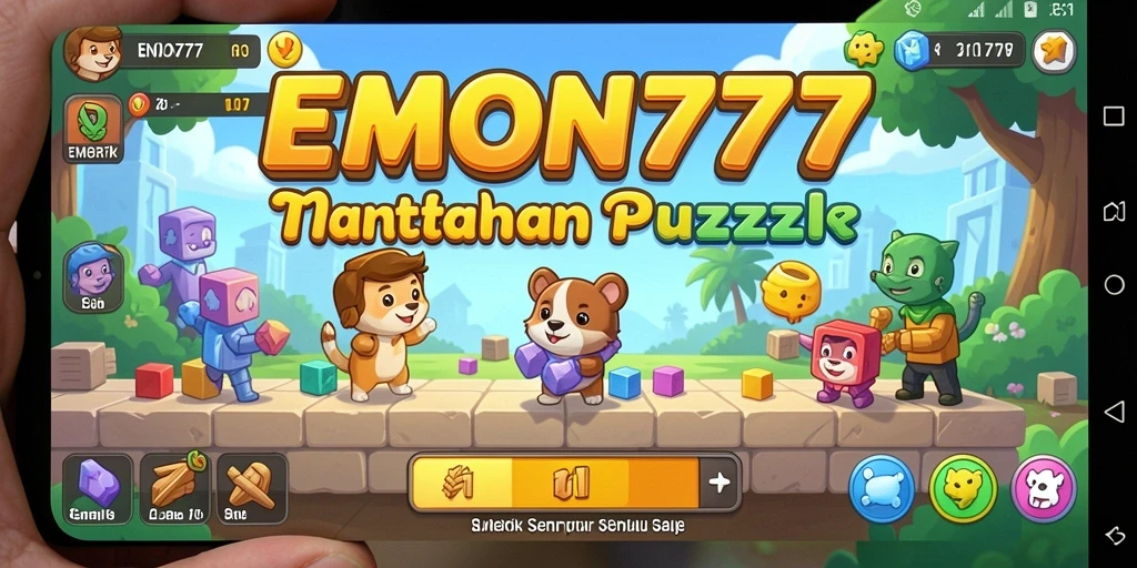 Tampilan gameplay EMON777 yang penuh warna dan menarik.