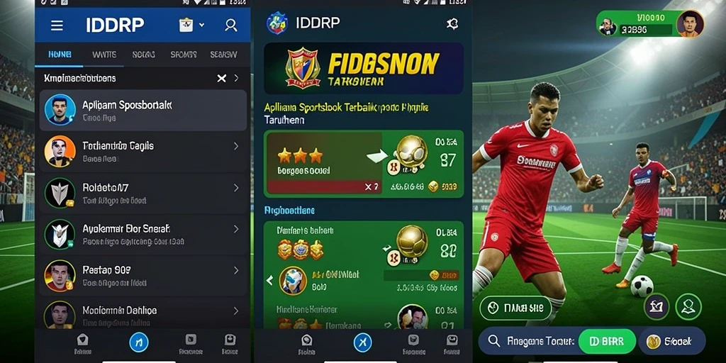 Tampilan gameplay yang menarik di aplikasi Sportsbook IDRRP.