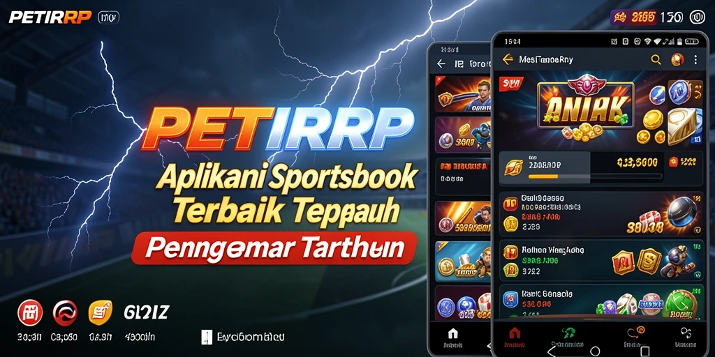 Tampilan gameplay PETIRRP yang menampilkan pertandingan olahraga secara langsung.