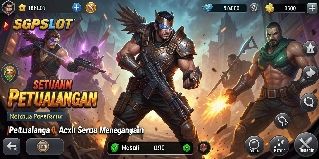 Tampilan gameplay SGPSLOT dalam aksi penuh ketegangan.