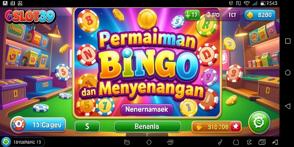 Screenshot gameplay dari <strong>SLOT39</strong>, menampilkan keseruan permainan Bingo.