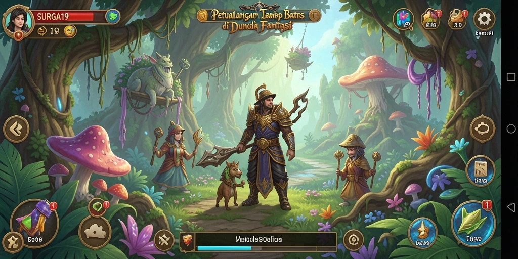 Tampilan gameplay SURGA19 yang menakjubkan dalam petualangan seru.
