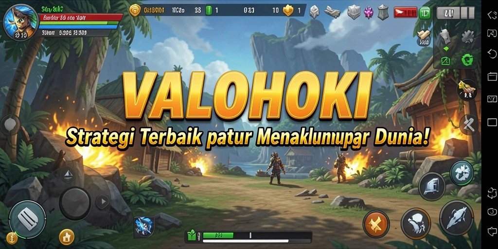 Tangkapan layar VALOHOKI menunjukkan aksi strategi yang mendebarkan.
