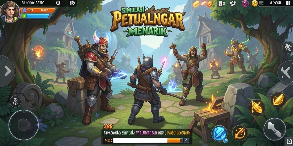 Tampilan gameplay X88 yang menawan dan interaktif.